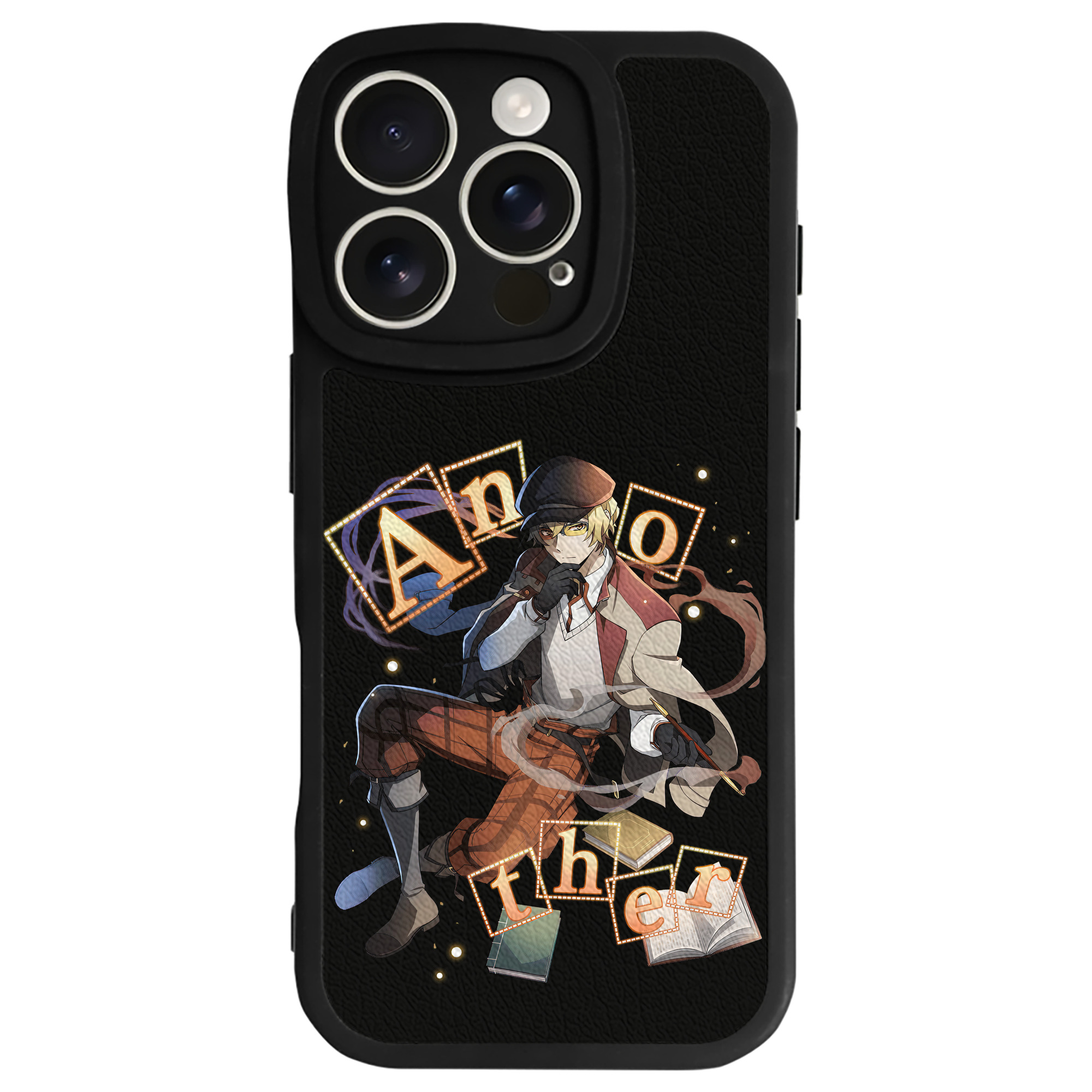 （画像用） 文豪ストレイドッグス Bungo Stray Dogs 【iPhone 16シリーズ対応】シリコンスマホケース（レザー調） 材質：シリコン